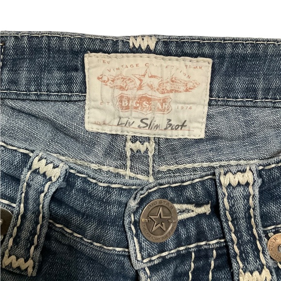 Big Star Liv Slim Boot Jeans 25L - Picture 3 of 11